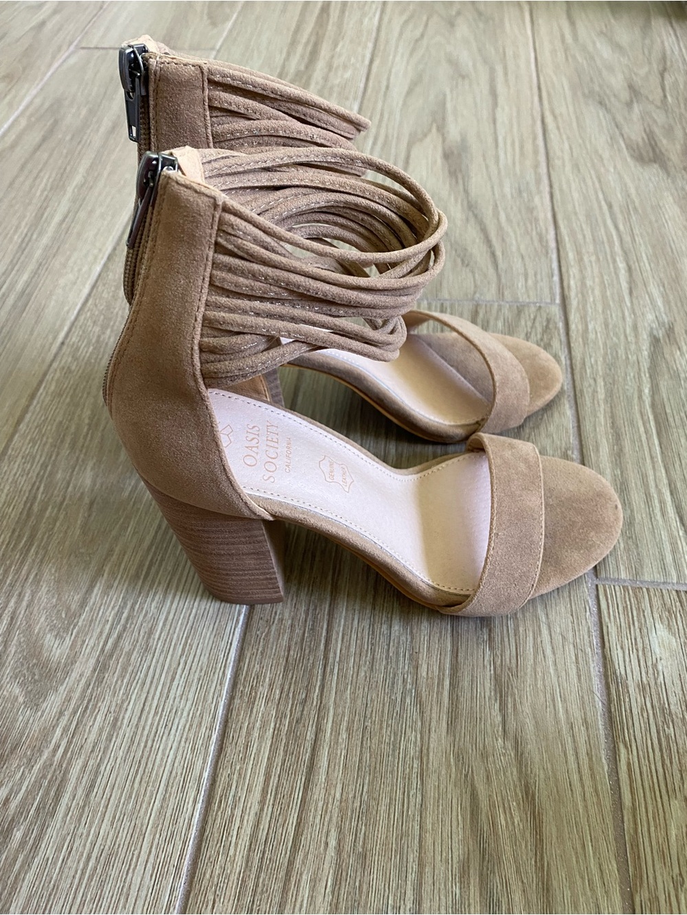 Vici  - Blair Faux Suede Strappy Heeled Sandal